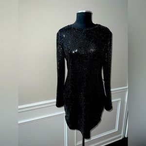 Black Sequence Dress